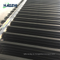 horizontaler Aluminiumzaun weißer Zaun